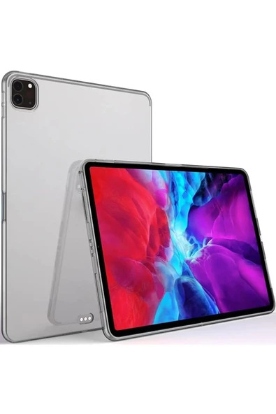 Uyumlu Ipad Pro 4. Nesil M2 2022 11 Inç Tablet Uyumlu Şeffaf Kılıf Silikon Transparan Y