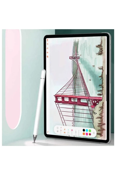 Galaxy Tab A8 10.5 Sm-x200 Uyumlu Dokunmatik Kalem Tablet Ve Telefon Için Çizim Kalemi - 2
