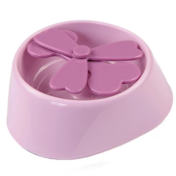 Bobo Plastik Yavaş Yeme Mama ve Oyun Kabı BO-3166 350 ML Pembe ürün görseli