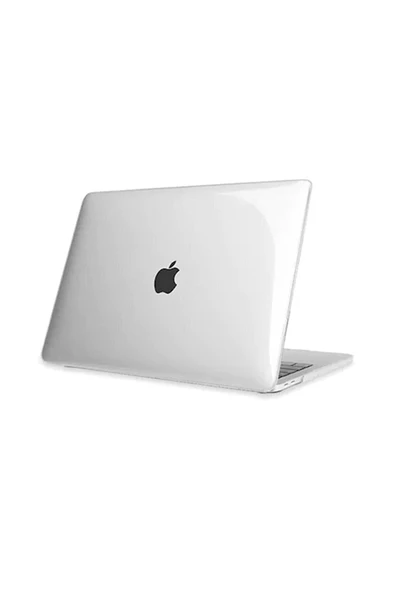 Macbook Pro 13"  2020 Uyumlu M1 Çip A2338 Şeffaf Kılıf Koruyucu Kapak