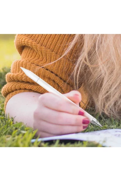 Dokunmatik Kalem Yedek Uç Hediyeli Tablet Kalemi Çizim & Yazı Kalemi Dokunmatik Kalem Beyaz - 3