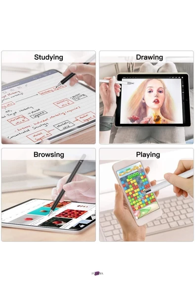 %100 Orijinal Lenovo Tab M10 Plus Dokunmatik Ekran Kalemi Yedek Uç Hediyeli - 5