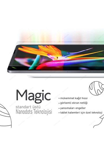 Ipad Air 5. Nesil 2022 10.9" Inç M1 Uyumlu Paperlike Nano Kırılmaz Ekran Koruyucu Kağıt Hissli - 6
