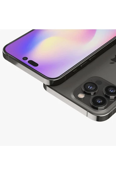 Iphone 14 Pro Uyumlu Tam Kapatan Tamperli Nano Esnek Cam Ekran Koruyucu Kırılmaz Cam - 3
