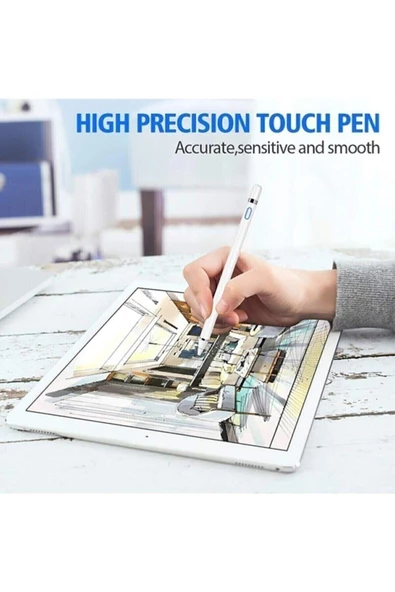 Ipad Iphone Android Uyumlu Pencil Dokunmatik Stylus Kalem - 7