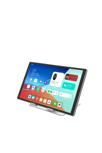 Tüm Tabletlerle Uyumlu 360° Dönebilen Katlanabilir Ayarlı Alüminyum Tablet Telefon Tutucu - 4