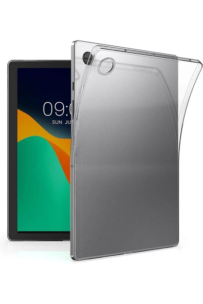 Samsung Galaxy Tab A8 Sm-x200 10.5 Inç Tablet Uyumlu Şeffaf Süper Silikon Kapak