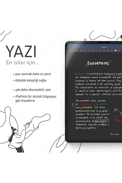 Ipad Air 5. Nesil 2022 10.9" Inç M1 Uyumlu Paperlike Nano Kırılmaz Ekran Koruyucu Kağıt Hissli - 4