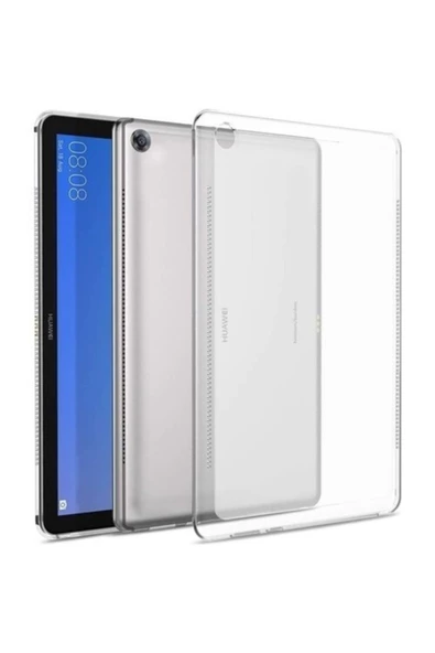 Huawei Mate Pad T10s Kılıf Uyumlu Şeffaf Yumuşak Silikon Ultra Esnek Süper Silikon Tablet Kılıfı