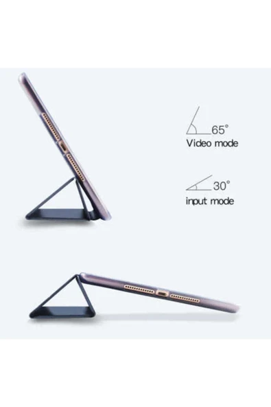 Apple Ipad 7. Nesil 10.2 Inç Tablet Için Smart Akıllı Standlı Kılıf Smart Cover  Mavi - 4