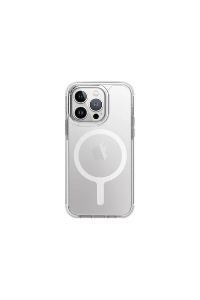 İphone 15 Pro Max Kılıf Combat Serisi Üç Katmanlı Magsafe Özellikli (MagClick™) Koruyucu Kapak  White - 2