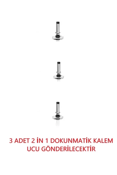 Dokunmatik Kalem Passive 2 In 1 Yedek Ucu Tablet Kalemi Çizim & Yazı Kalemi Yedek Uç - 2