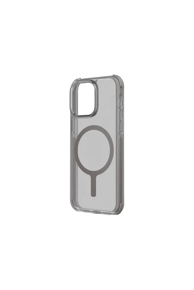 İphone 15 Pro Max Kılıf Combat Serisi Üç Katmanlı Magsafe Özellikli (MagClick™) Koruyucu Kapak  Grey - 2