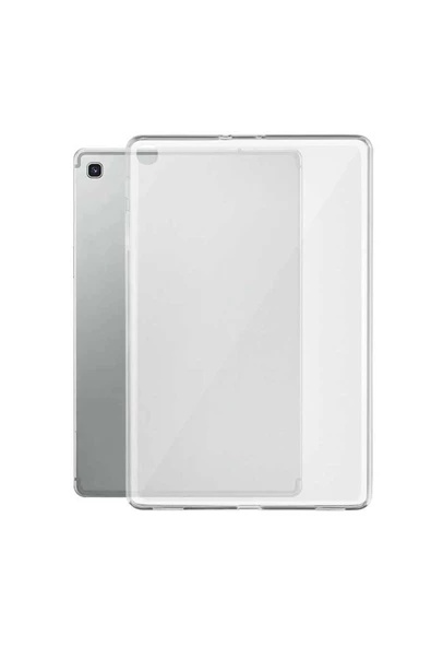 Samsung Galaxy Tab A7 Lite T220 - T225 Uyumlu Şeffaf Transparan Yumuşak Silikon Tablet Kılıfı - 6