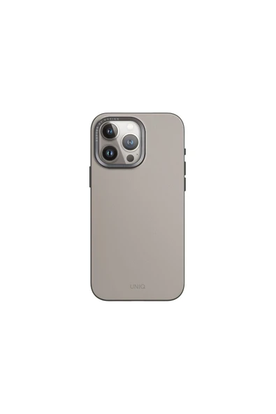 İphone 15 Pro Max Uyumlu Kılıf Lyden DS Serisi Vegan Deri Kaplama Magsafe Özellikli (MagClick™)  Ivory Lichengreen - 2