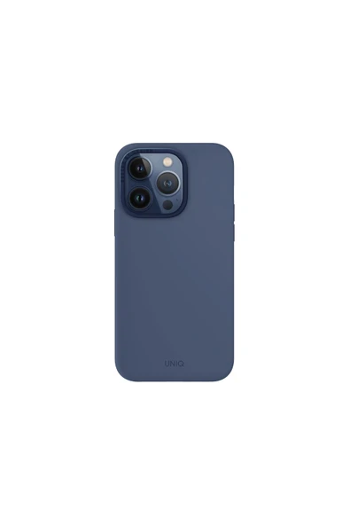 İphone 15 Pro Uyumlu Kılıf Lino Hue Serisi Magsafe Özellik (MAGCLİCK™) Hibrit Silikon (SİLİCORE™)  Deep Blue - 2