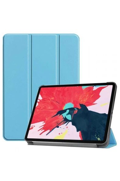 Apple Ipad Pro 11 2.nesil 2020 Smart Case A2228 A2068 A2230 A2231  Açık Mavi