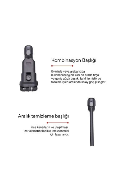 KORKMAZ A921 STORMİA ŞARJLI DİKEY SÜPÜRGE