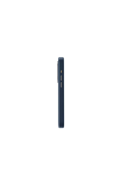 İphone 15 Pro Max Uyumlu Kılıf Lyden Serisi Deri Kaplama Magsafe Özellikli (MagClick™)  Kapak  Midnight Blue - 4