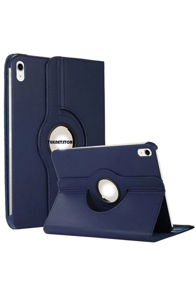 Huawei Matepad Air 11.5'' Kılıf 360°dönebilen Deri Leather New Style Cover Case Kırmızı  Lacivert