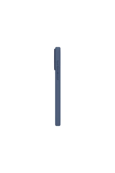 İphone 15 Pro Uyumlu Kılıf Lino Hue Serisi Magsafe Özellik (MAGCLİCK™) Hibrit Silikon (SİLİCORE™)  Deep Blue - 4