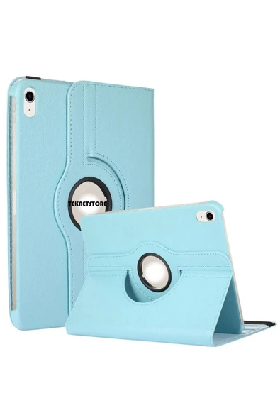 Huawei Matepad Air 11.5'' Kılıf 360°dönebilen Deri Leather New Style Cover Case Kırmızı  Turkuaz