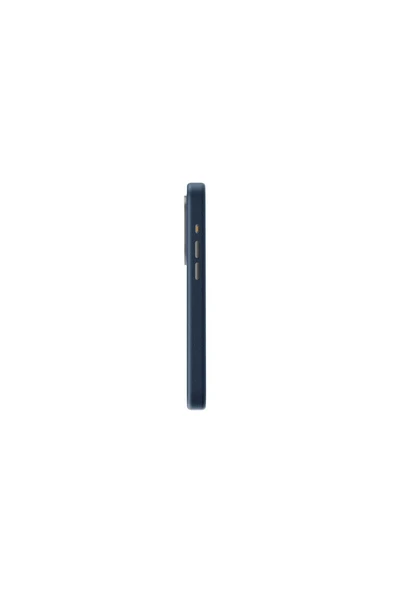 İphone 15 Pro Kılıf Uyumlu Lyden Serisi Deri Kaplama Magsafe Özellikli (MAGCLİCK™) Premium Kapak  Midnight Blue - 4