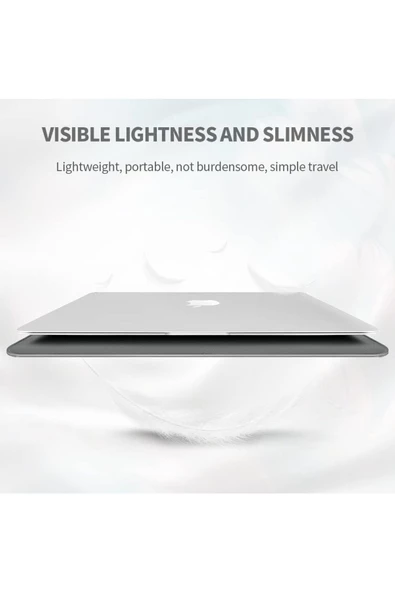 Apple Macbook Air 15 Inç M2-m3 Çip 2023/2024 A2941 A3114 Uyumlu Deri Standlı Mıknatıslı Taşıma Çanta  15 - 15,9 inç Yeşil - Resim 3