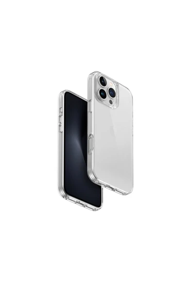 İphone 16 Pro Kılıf Air Fender Serisi (AiroGroove™) Koruyucu Şeffaf Kılıf  Clear
