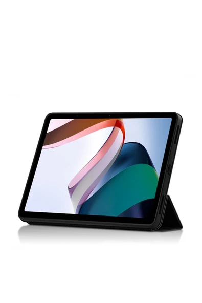Xiaomi Redmi Pad 6gb 128gb 10.6" Tablet Uyumlu Flip Smart Standlı Akıllı Kılıf Smart Cover  LACİVERT - Resim 3