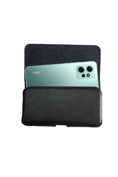 Redmi Note 12 Uyumlu Kılıf Kemer Kılıfı  Yan Kemer Kılıf - 1