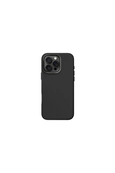 İphone 16 Pro Kılıf Lyden Serisi Deri Kaplama Magsafe Özellikli (MagClick™) Premium Kılıf  Black - 2