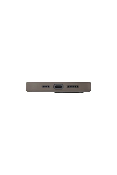 İphone 16 Pro Max Kılıf Lyden Serisi Deri Kaplama Magsafe Özellikli (MagClick™) Premium Kılıf  Grey - 5