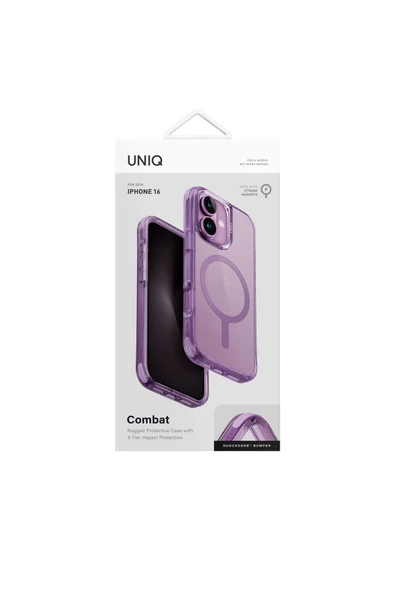 İphone 16 Plus Kılıf Combat Serisi Üç Katmanlı Magsafe Özellikli (MagClick™) Koruyucu Kılıf  Pink - 5