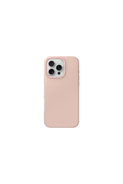 İphone 16 Pro Kılıf Lino Hue Serisi Magsafe Özellik (MagClick™) Hibrit Silikon (Silicore™) Koruyucu  Pink - 2