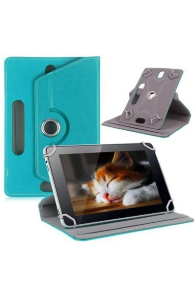 1t 10 2020 Smart 10 Inç Uyumlu Standlı Tablet Kılıfı  LACİVERT - 5