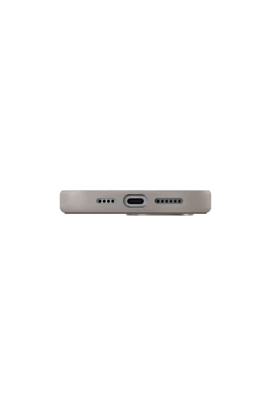 İphone 16 Pro Uyumlu Kılıf Lyden DS DualTone Serisi Vegan Deri Kaplama Magsafe Özellikli (MagClick™)  Caramel - 5