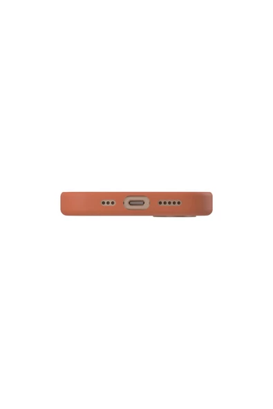 İphone 16 Pro Kılıf Lyden Serisi Deri Kaplama Magsafe Özellikli (MagClick™) Premium Kılıf  Terracotta - 2