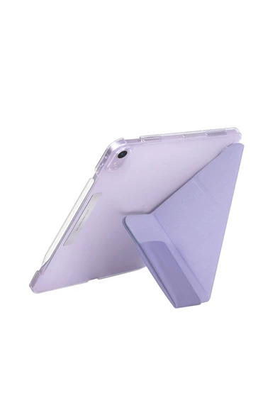 iPad Air 4 / 5. Nesil 10.9" Uyumlu Tablet Kılıfı Camden Serisi Standlı Kalem Bölmeli Koruyucu  Purple