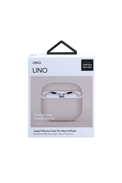 Airpods 4 (4. NESİL) Uyumlu Kılıf Lino Serisi Silikon Kablosuz Şarj Destekli Koruyucu  Pink - 3
