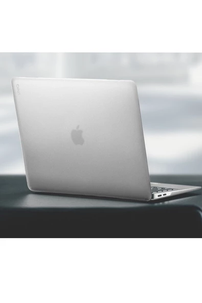 Apple Macbook Pro 13.3 Inç 2338 Uyumlu Kılıf Husk Claro Mat Koruyucu Kapak  Clear - 3