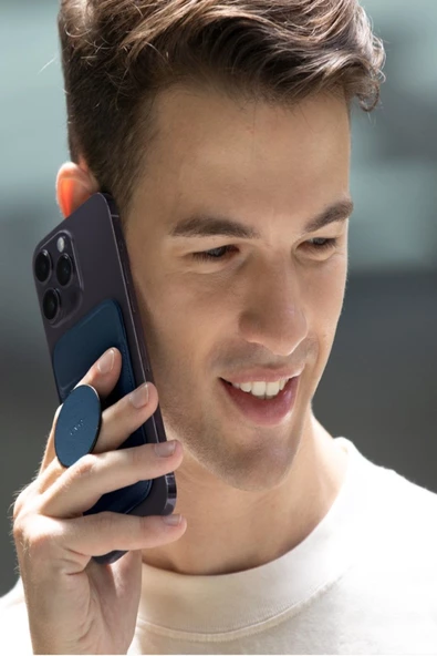 Telefon Modelleri Ile Uyumlu Kartlık Flixa Serisi Manyetik Stand Olma Popsocket Özelliği  Lichen Green - 3