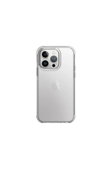 iPhone 14 Pro Max Kılıf Combat Serisi Üç Katmanlı Koruma ShockSorb™ Teknolojisi Koruyucu Kapak  Clear - 2