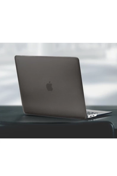Apple Macbook Pro 13.3 Inç 2338 Uyumlu Kılıf Husk Claro Mat Koruyucu Kapak  Smoke - 4