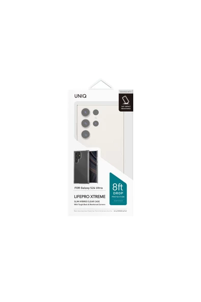 Samsung Galaxy S24 Uyumlu ULTRA Kılıf LifePro Xtreme Serisi (AirLite™) Minimalist Tasarım Koruyucu  Clear - 3