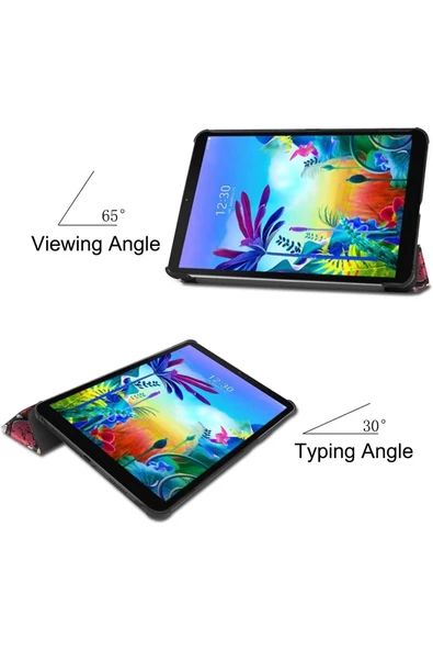 Honor Pad 8 12'' inç 2022 Uyumlu Kılıf Kapaklı İnce Tasarım Uyku Modlu Smart Akıllı  KOYU YEŞİL ürün görseli 1