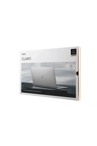 Apple Macbook Pro 13.3 Inç 2338 Uyumlu Kılıf Husk Claro Mat Koruyucu Kapak  Clear - 4