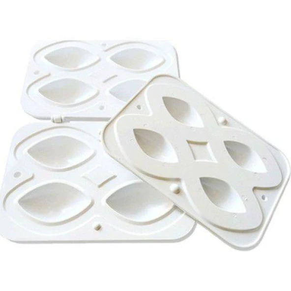 Pratik 4lü İçli Köfte Yapma Aparatı İçli Köfte Kalıbı Kaliteli Köfte - 6