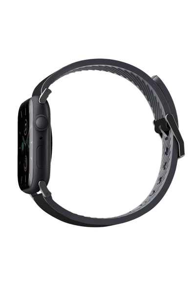 Apple Watch 49mm Ultra 2/1 - 46mm Seri 10 - 45mm Seri 9/8/7 - 44mm Seri SE2/SE/6/5/4 Deri Kordon  Black - 2