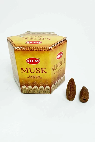 10 Adet Geri Akış Backflow Şelale Tütsü Konisi Tütsü Back Musk Lotus - 3